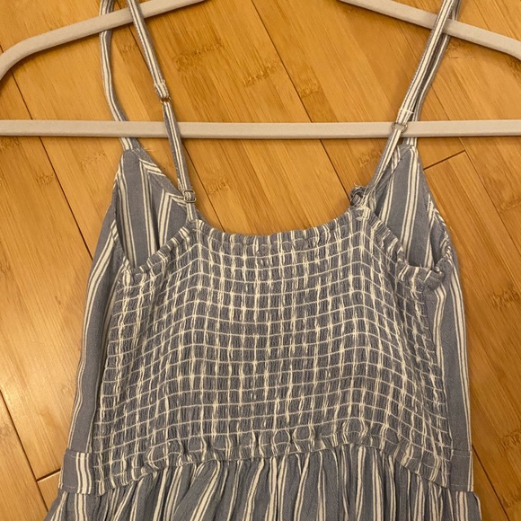 Hollister Blue and White Striped Summer Dress - Picture 4 of 4